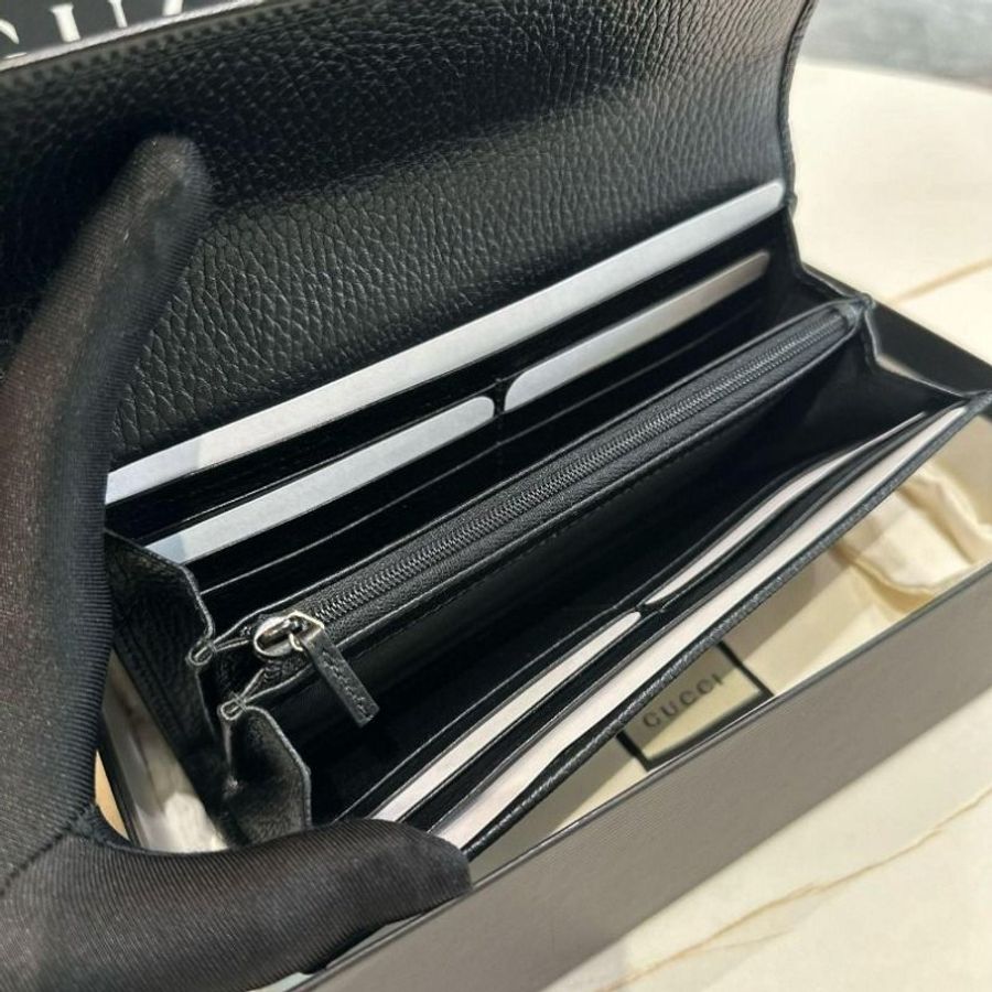 GUCCI INTER LOCK翻蓋長夾-5