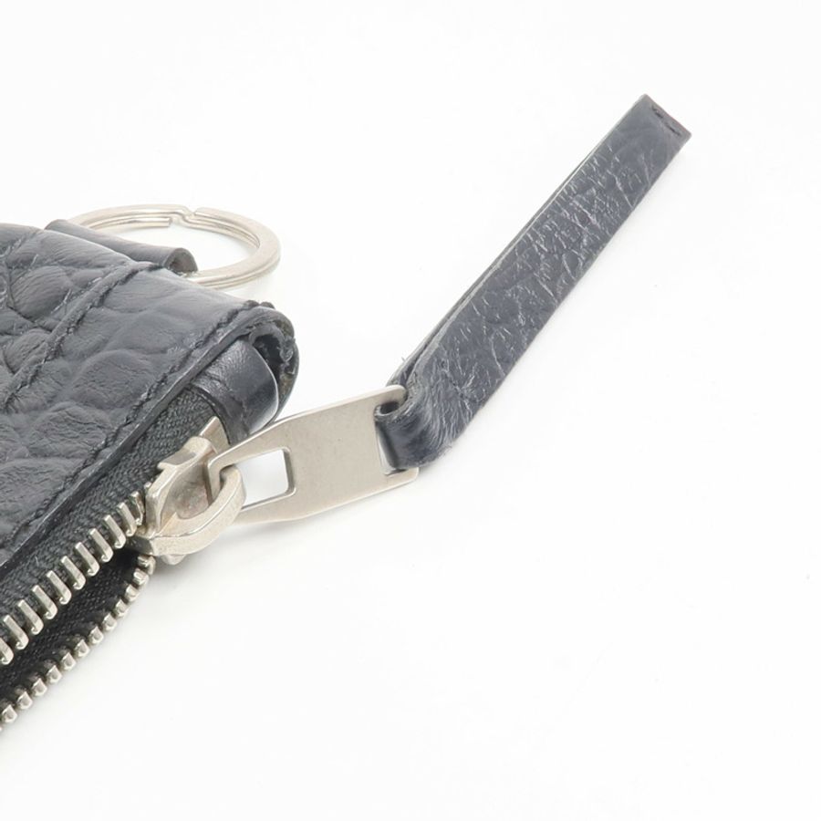 BALENCIAGA 牛皮皮革Crocodile Embossed Classic Clutch手拿包-16