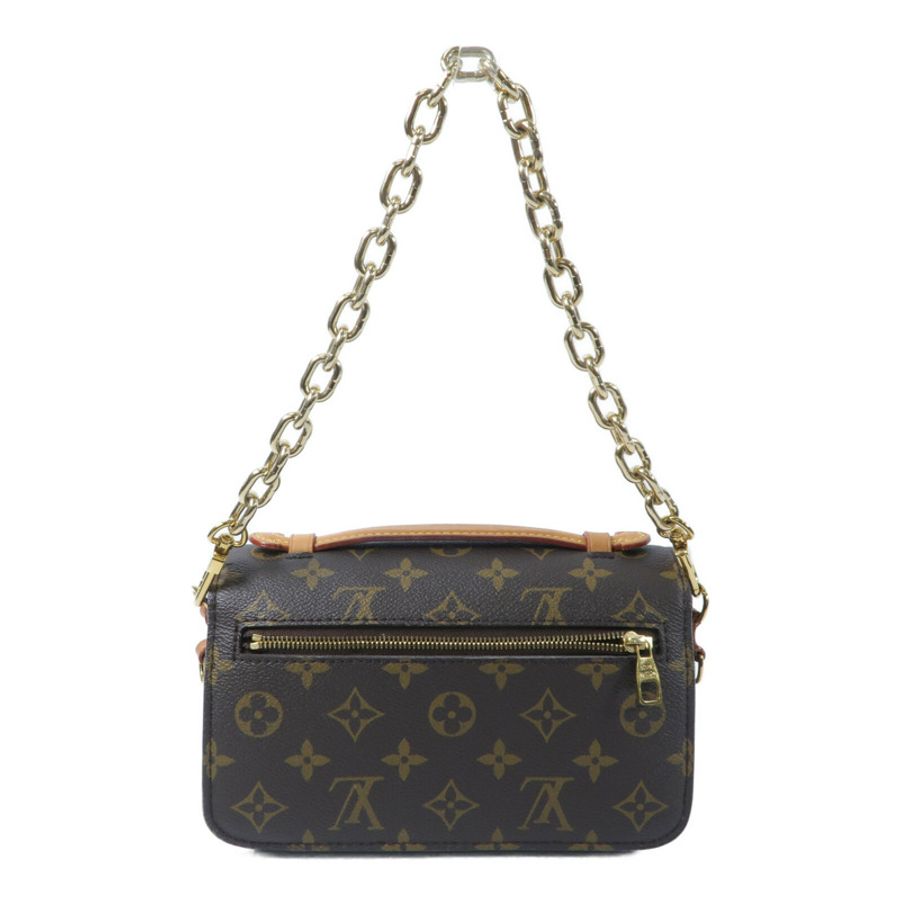 LOUIS VUITTON Monogram Pochette Metis East West鏈帶手挽肩背兩用袋-1
