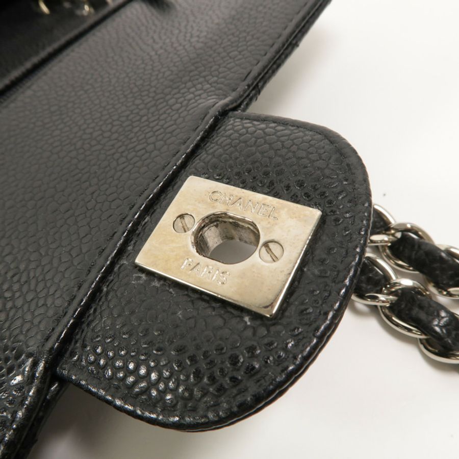 CHANEL 牛皮皮革Classic 25鏈帶肩背袋-17