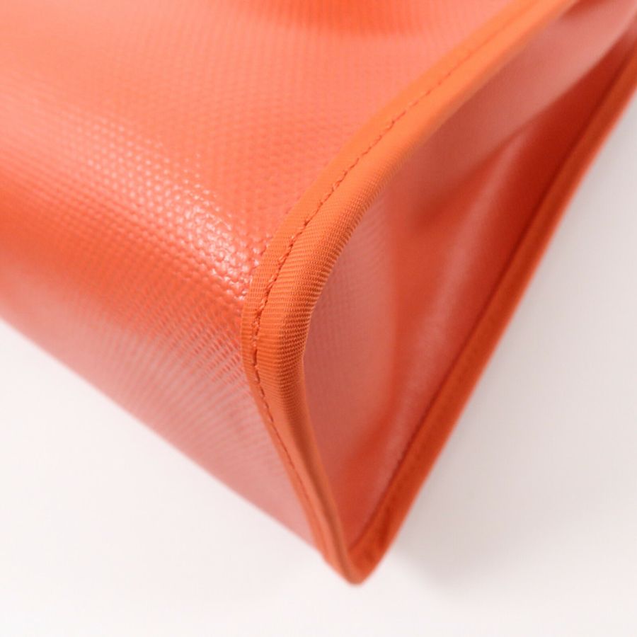 HERMES 帆布Herbag PM手挽肩背兩用袋Orange Mecano/Beige-11