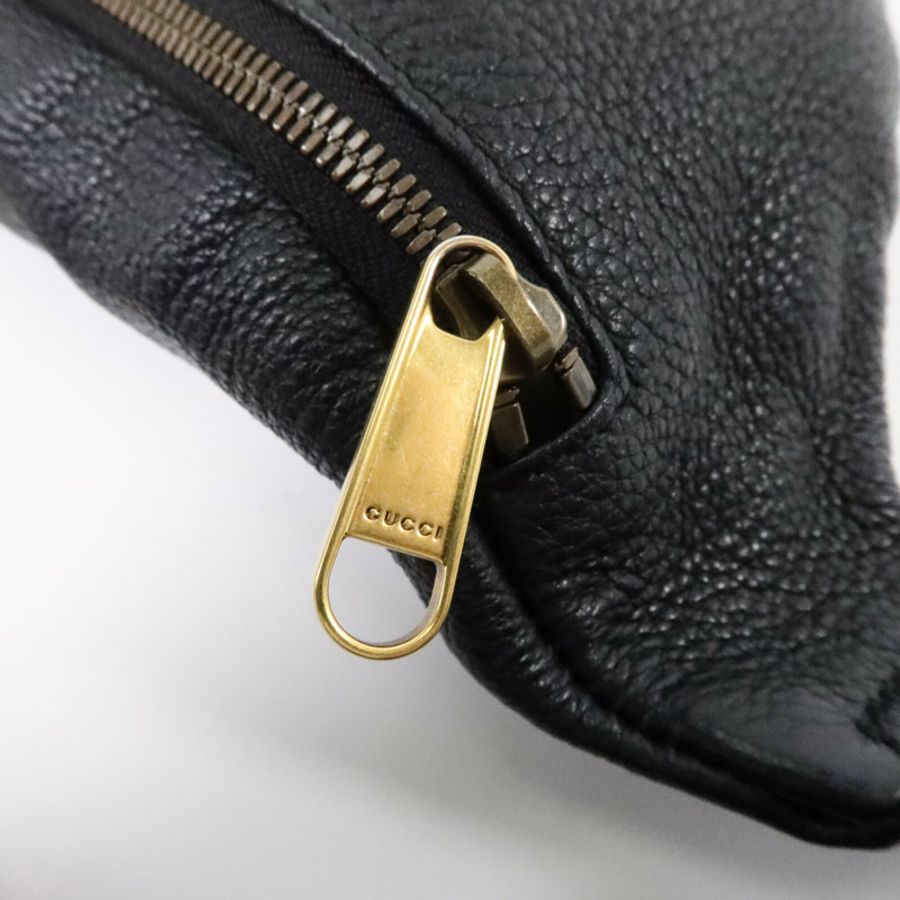 GUCCI 牛皮皮革Waist Bag腰包-13