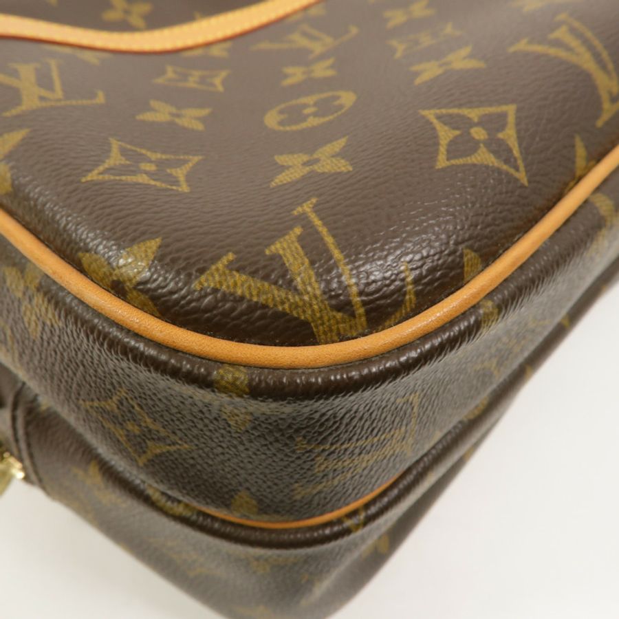 LOUIS VUITTON Monogram Reporter PM肩背袋-11
