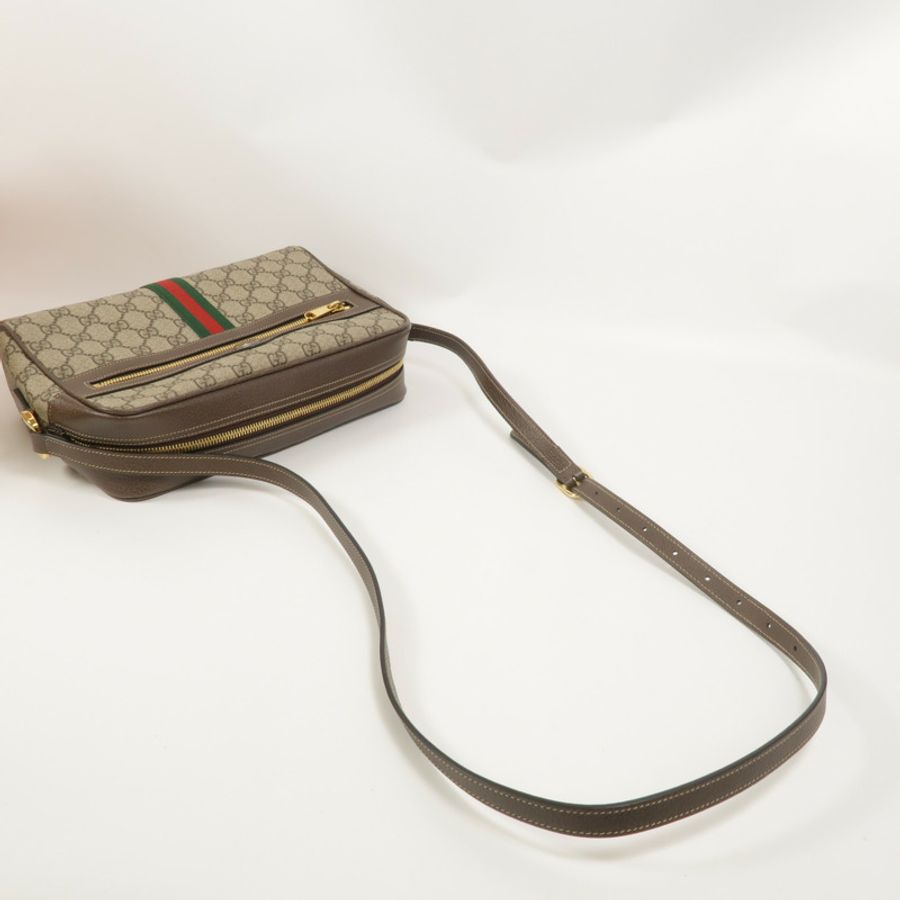 GUCCI 帆布Ophidia GG肩背袋-7