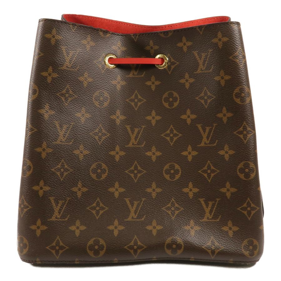 LOUIS VUITTON Monogram Neo Noe Bucket Bag肩背袋Coquelicot-2