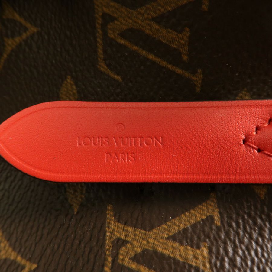 LOUIS VUITTON Monogram Neo Noe Bucket Bag肩背袋Coquelicot-5
