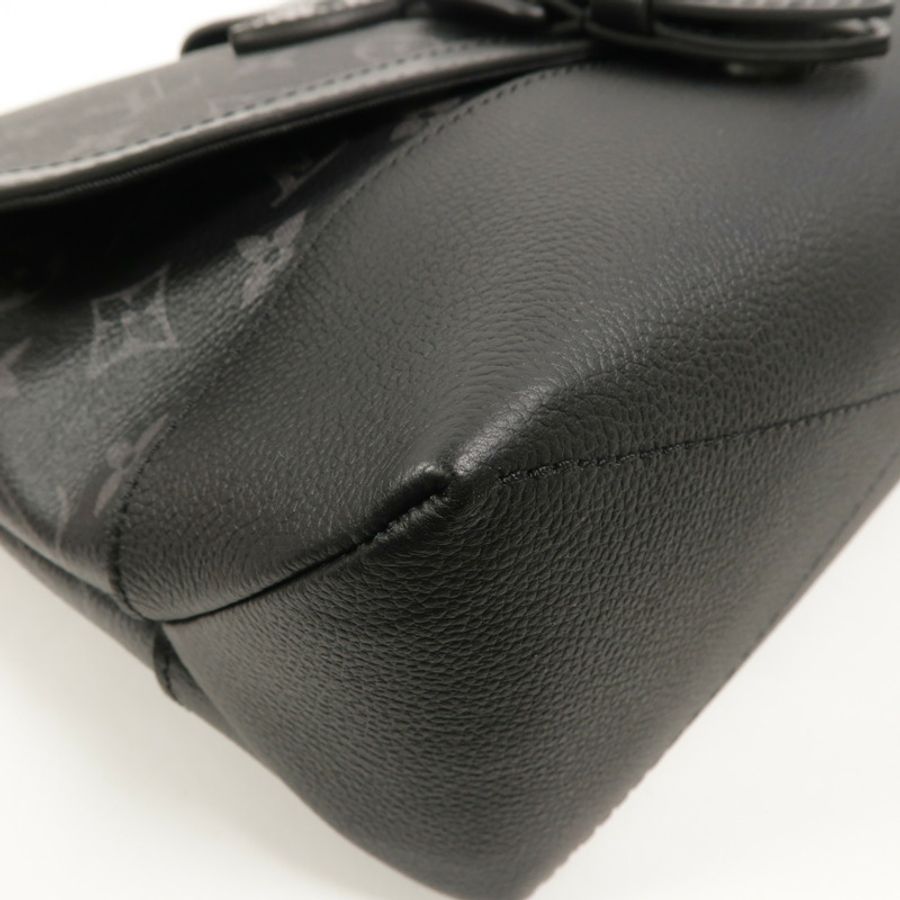 LOUIS VUITTON Monogram Eclipse Saumur Messenger肩背袋-10
