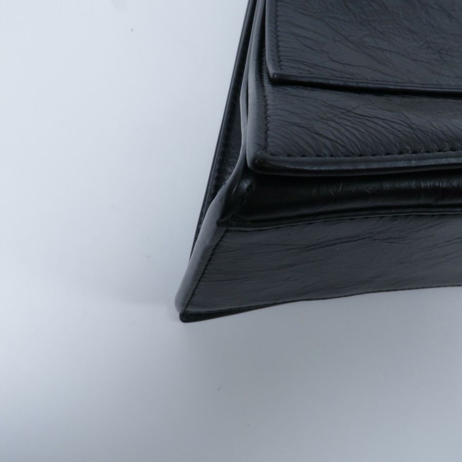BALENCIAGA 牛皮皮革Crush Mrdium鏈帶肩背袋-11