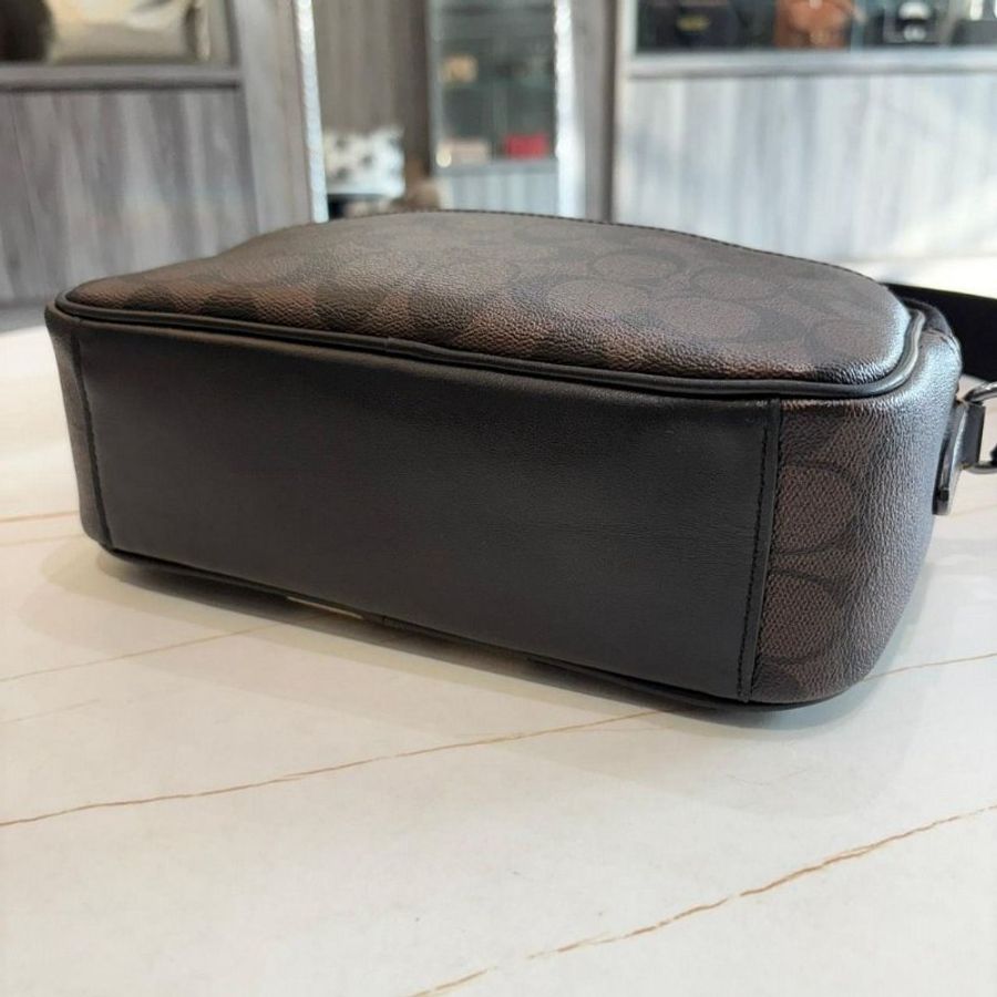 COACH logo 郵差包/斜背方包-5