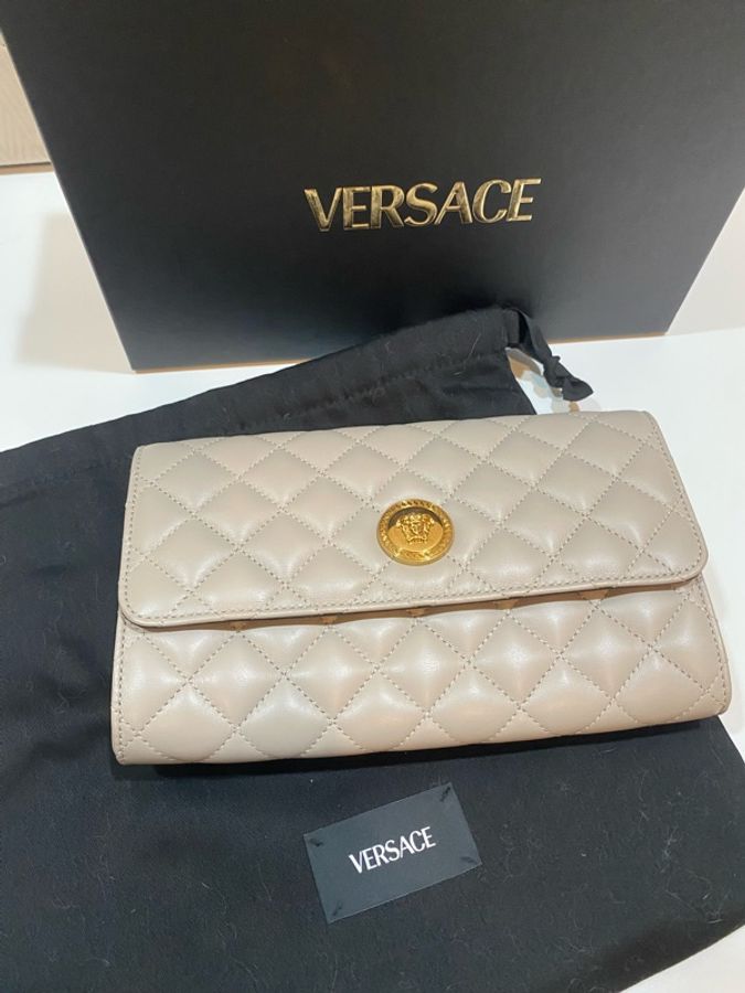 Versace 大全套羊皮金屬鏈條woc-1