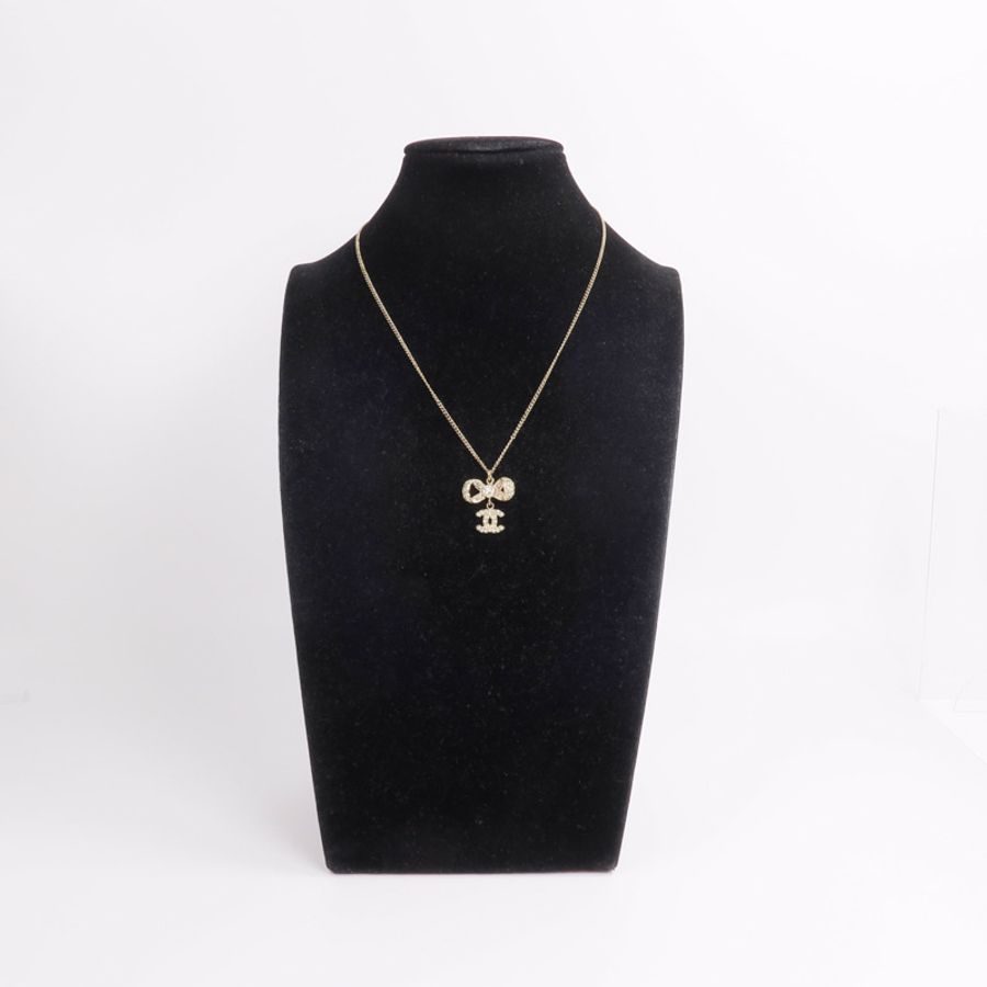 CHANEL 金屬Vintage Necklace水晶項鍊-7