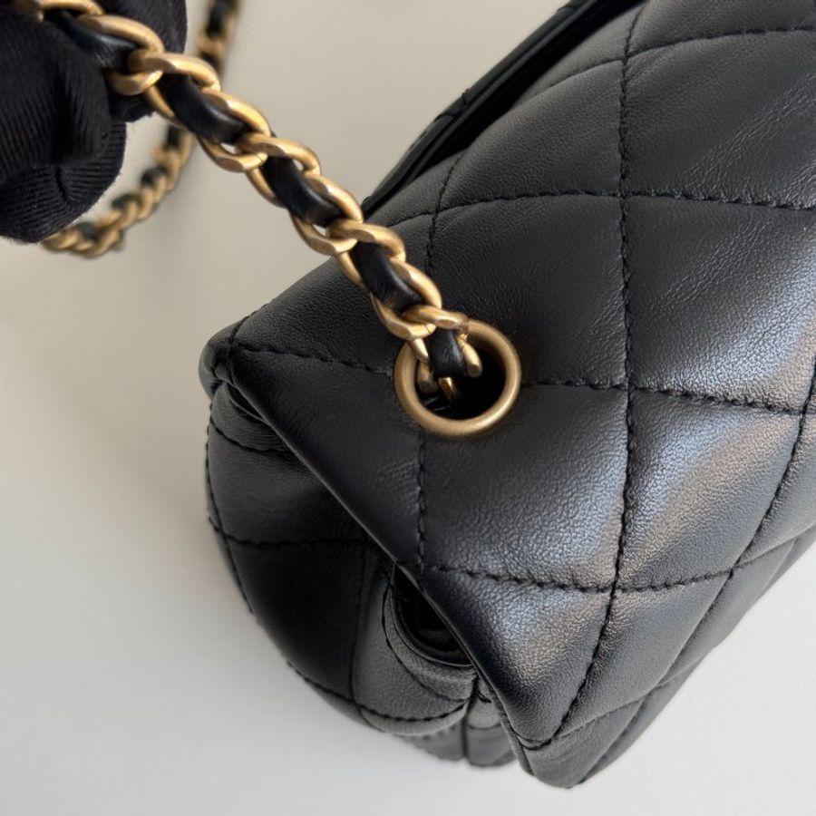 99新🆕 Chanel 香奈兒 金球 CF20 黑色金釦-12