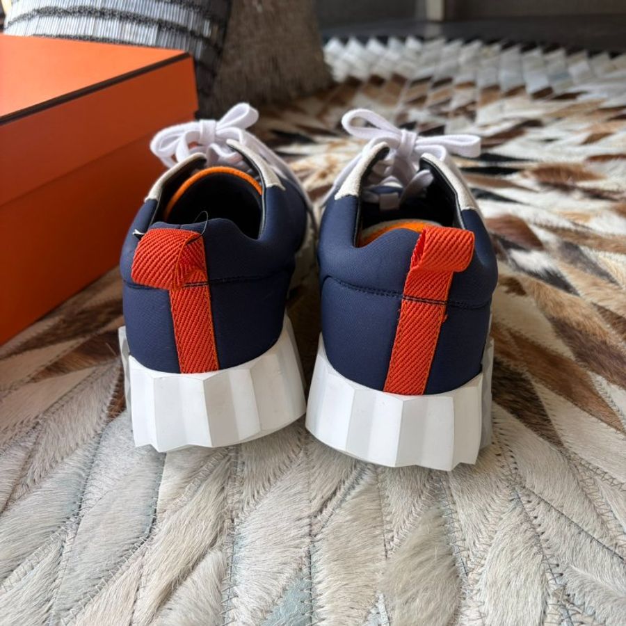 HERMES 拼接材質休閒鞋 37.5號-3
