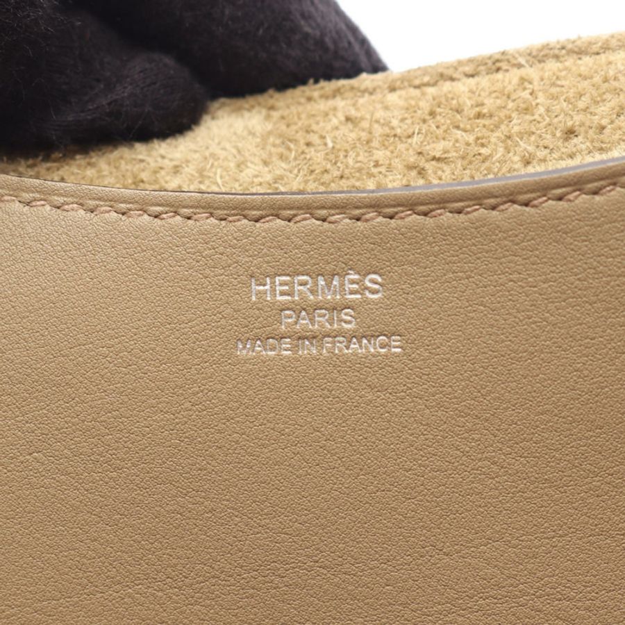 愛馬仕 (HERMES) in the loop 23 手袋 B Taurillon Clemence Swift 米色 marfa SHW 二手-3
