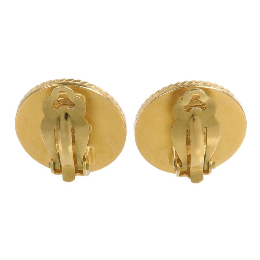 CHANEL 金屬/Wood Vintage Clip-On Earrings耳夾-2