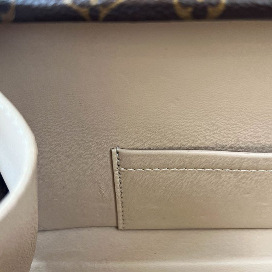 KÉSH 凱仕精品|Louis Vuitton Petite Malle 老花硬箱包|LV Monogram 黑邊金釦肩背斜背包|經典小硬箱收藏款-22