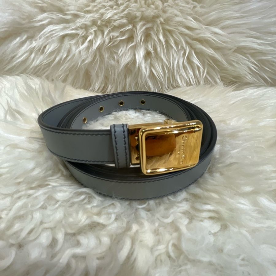 Dior 蒙田 Montaigne 30 灰色肩帶-0