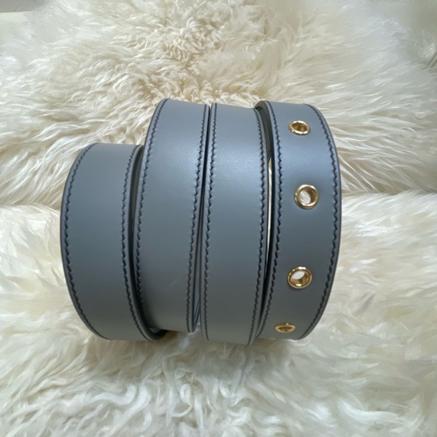 Dior 蒙田 Montaigne 30 灰色肩帶-1