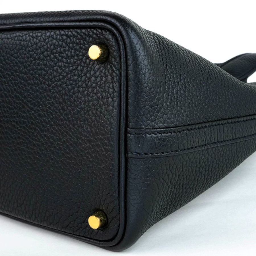 KÉSH 凱仕精品|HERMÈS Picotin Lock 18 黑色金釦菜籃子包|愛馬仕 Clemence 牛皮手提水桶包|Z刻 2021-11