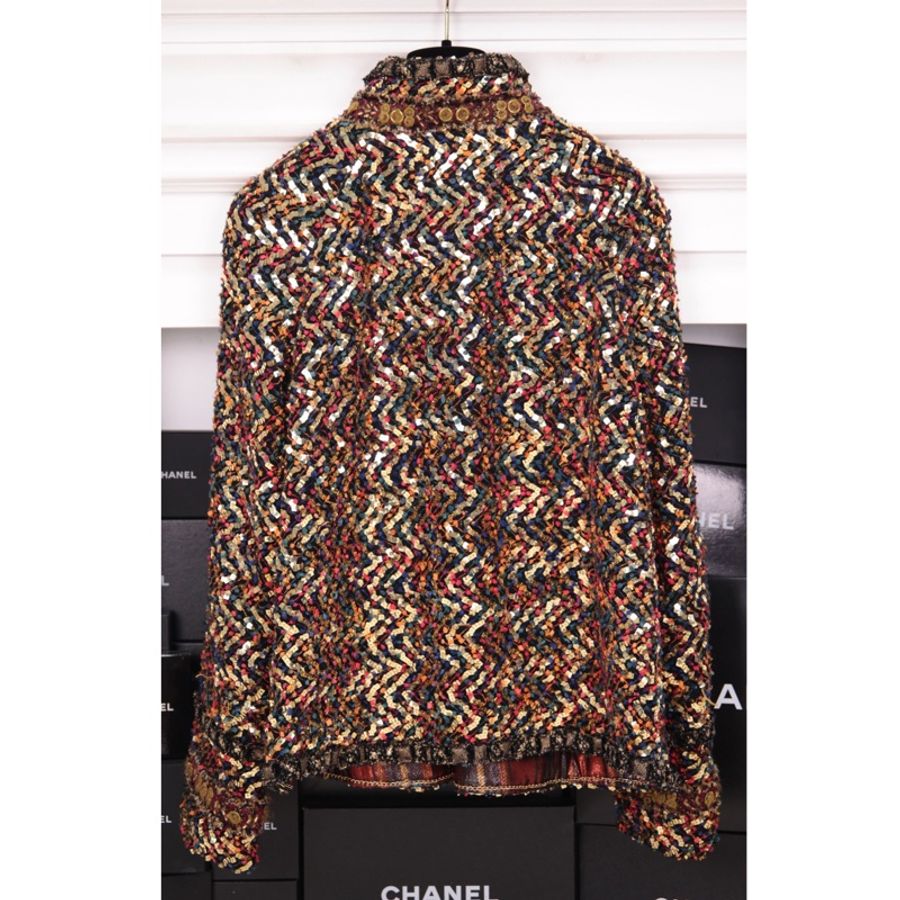Chanel 11年拜占庭系列秀款彩色亮片外套FR50-9
