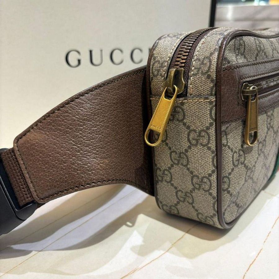 GUCCI Ophidia GG Supreme 腰包/胸包-4