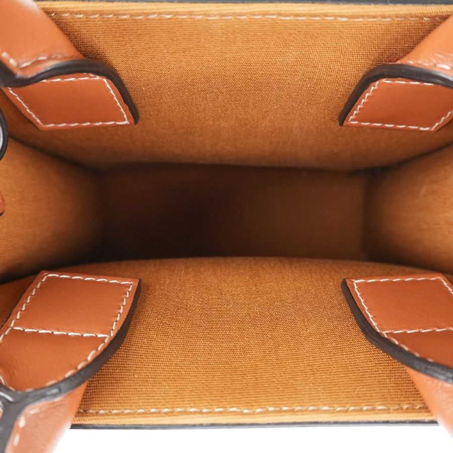 KÉSH 凱仕精品|CELINE Mini Vertical Cabas 凱旋門老花琴譜包|賽琳 Triomphe 老花斜背包|小號托特包肩背包-15