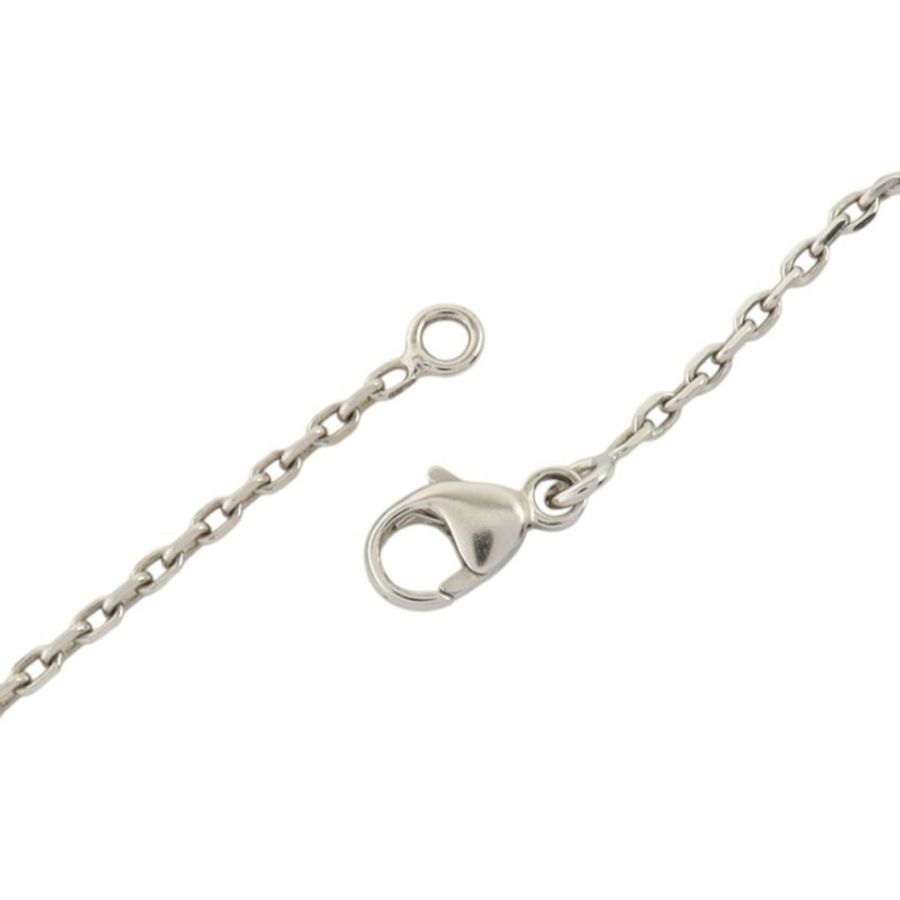 HERMES Swift皮革/金屬O'Kelly Necklace銀扣項鏈-5
