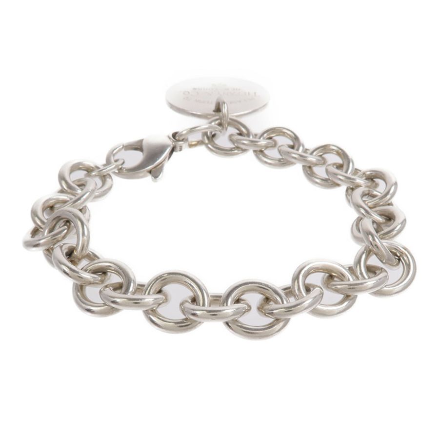 TIFFANY&CO 925純銀Return To Tiffany Bracelet手鏈-2
