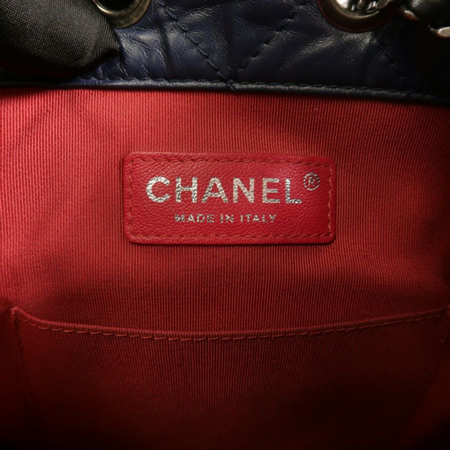CHANEL 牛皮皮革Gabrielle BackPack鏈帶背包-5