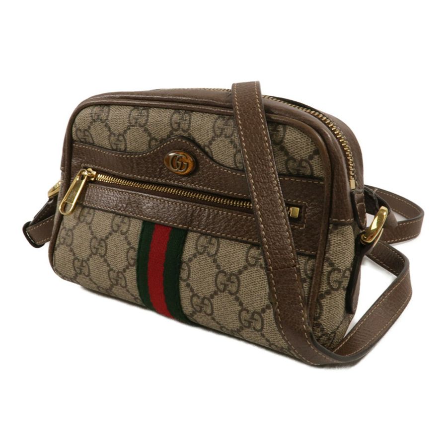 GUCCI 塗層帆布Ophidia Mini肩背袋-1