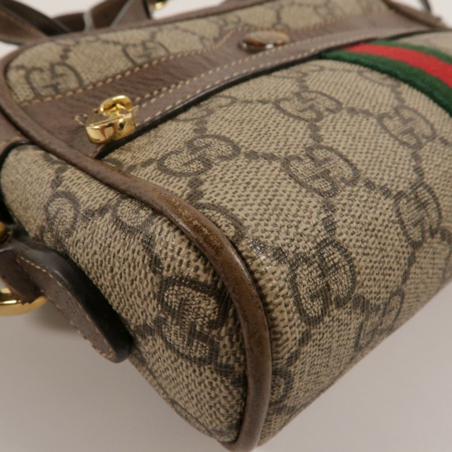 GUCCI 塗層帆布Ophidia Mini肩背袋-11