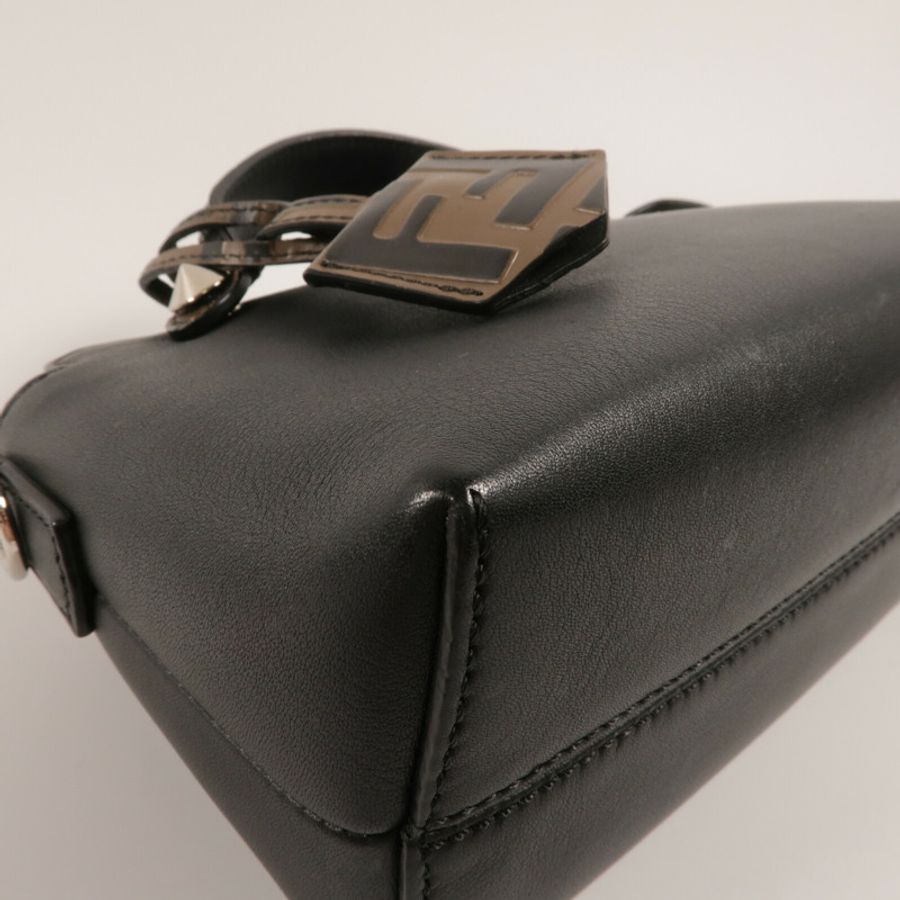FENDI 牛皮皮革By The Way Mini手挽肩背兩用袋-11