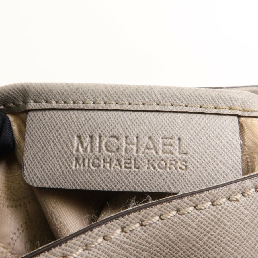 Michael Kors 牛皮皮革Hamilton Shoulder Tote鏈帶手挽肩背兩用袋-5