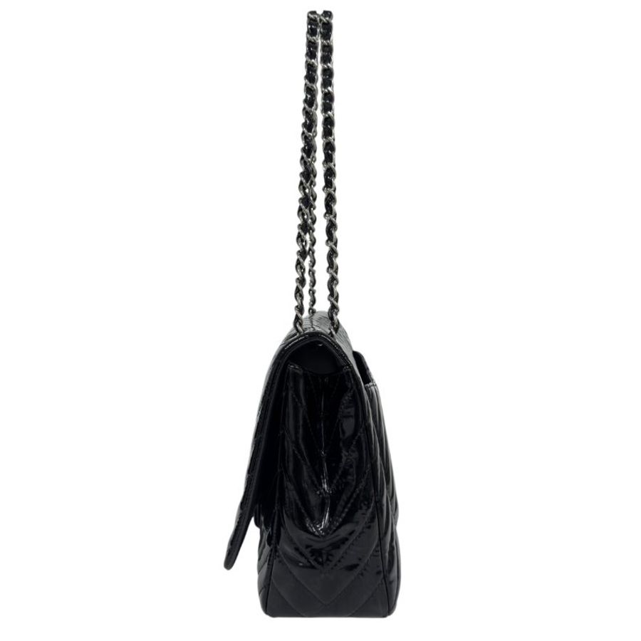 CHANEL Maxi 漆皮 特大號經典款 鏈條包-8