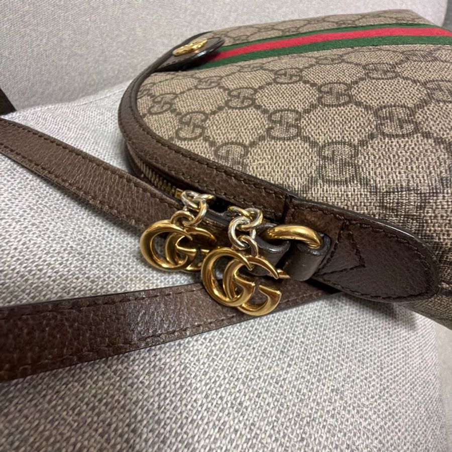 Gucci Ophidia 貝殼包 斜背包 小包-10