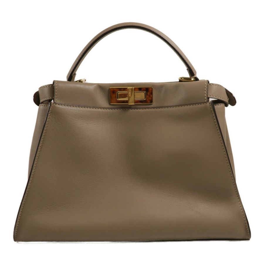 FENDI 牛皮皮革Peekaboo手挽肩背兩用袋-2