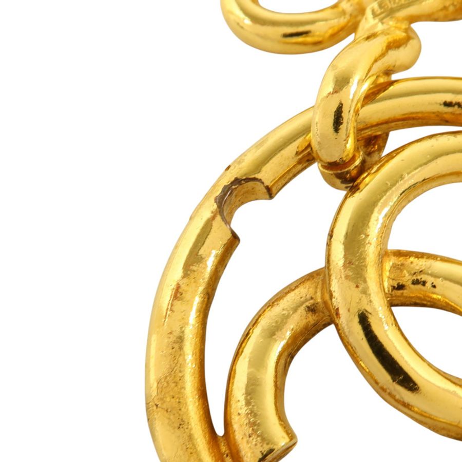 CHANEL 金屬Necklace金扣項鏈-9