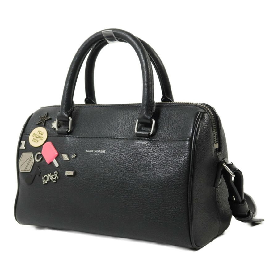SAINT LAURENT 牛皮皮革Baby Duffle手挽肩背兩用袋-2