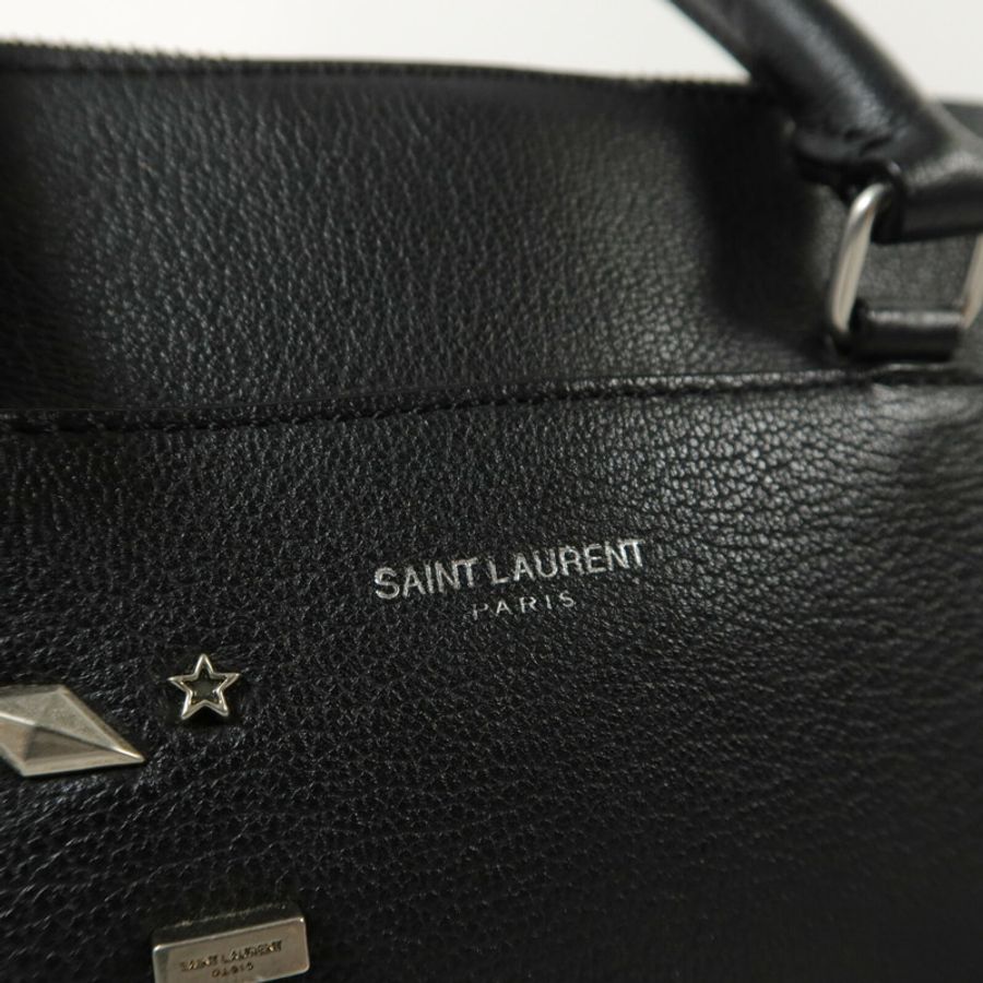 SAINT LAURENT 牛皮皮革Baby Duffle手挽肩背兩用袋-5