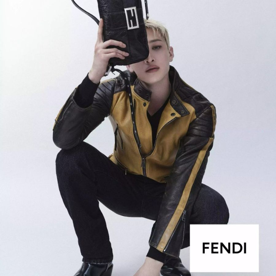 【Stray Kids方燦相似款小牛皮FEDNI法棍包】3折割愛中⭐️95新、絕美品⭐️-0