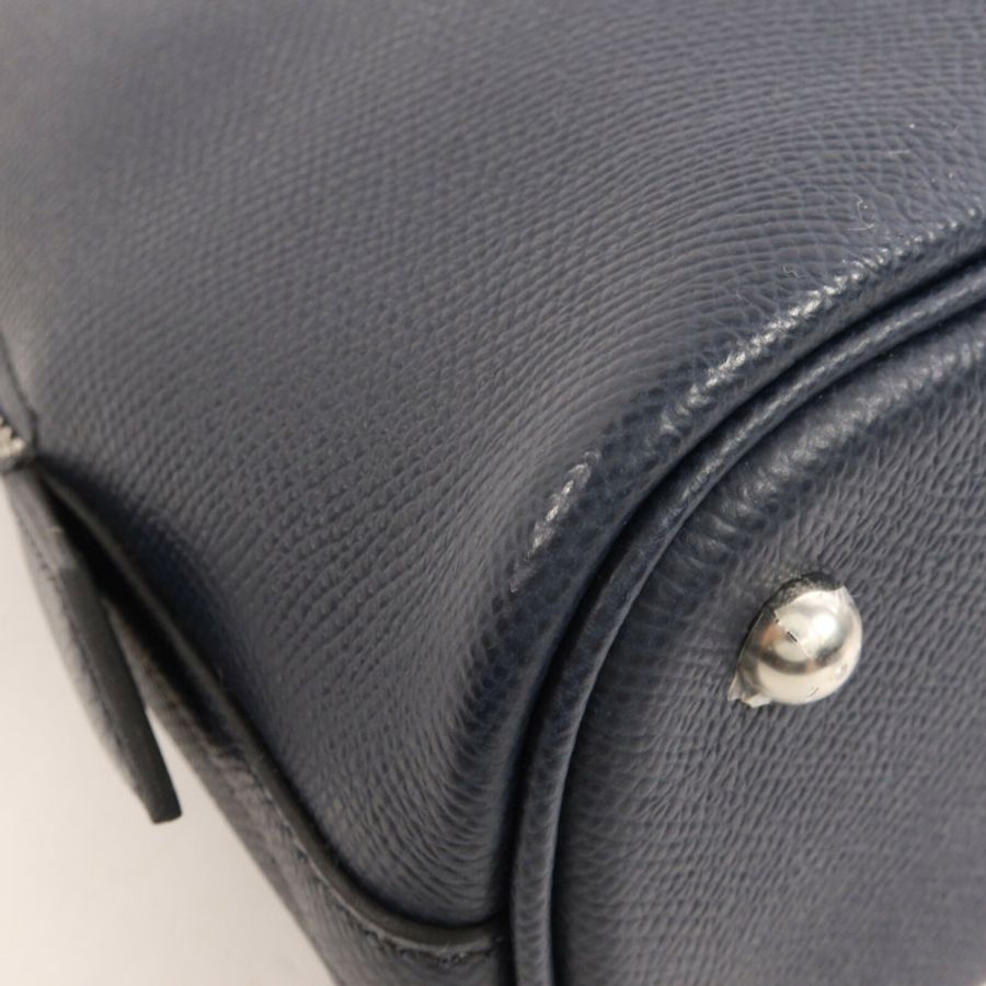 HERMES Epsom皮革Bolide 27手挽肩背兩用袋Bleu Navy-12