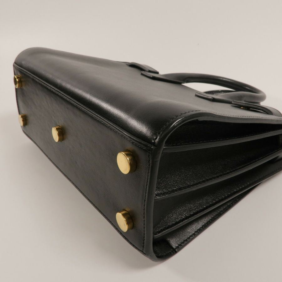 SAINT LAURENT 牛皮皮革Sac De Jour Nano手挽肩背兩用袋-14