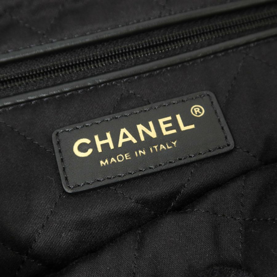 CHANEL 牛皮皮革C22 Medium鏈帶肩背袋-8