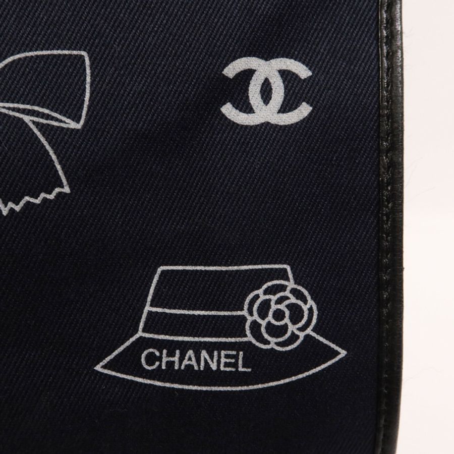 CHANEL 帆布Icon Hand Bag鏈帶手挽袋-8