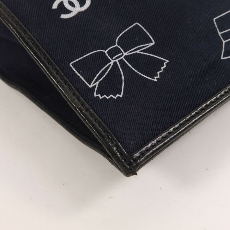 CHANEL 帆布Icon Hand Bag鏈帶手挽袋-10
