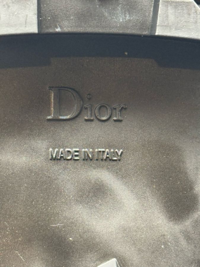 DIOR迪奧 D-Major粗花呢拼皮黑白騎士靴 38碼 成色超好-6