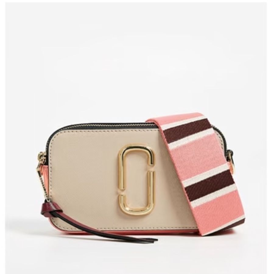 《仙闆名牌精品》MJ marc jacobs 防刮牛皮撞色 snapshot 相機包-2