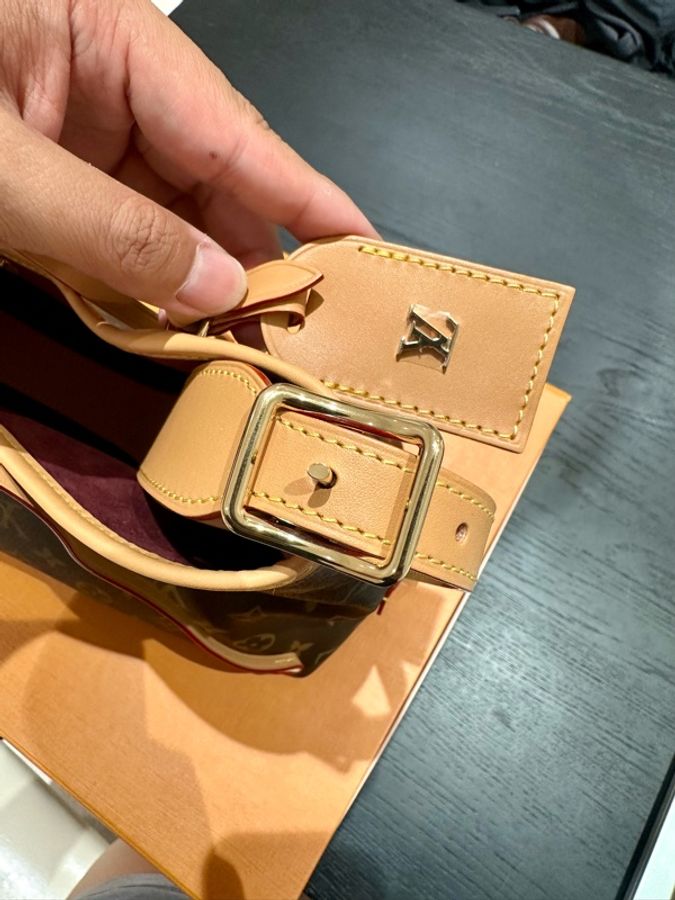 全新Louis Vuitton CarryAll PM 老花(附拉鍊子包)-10