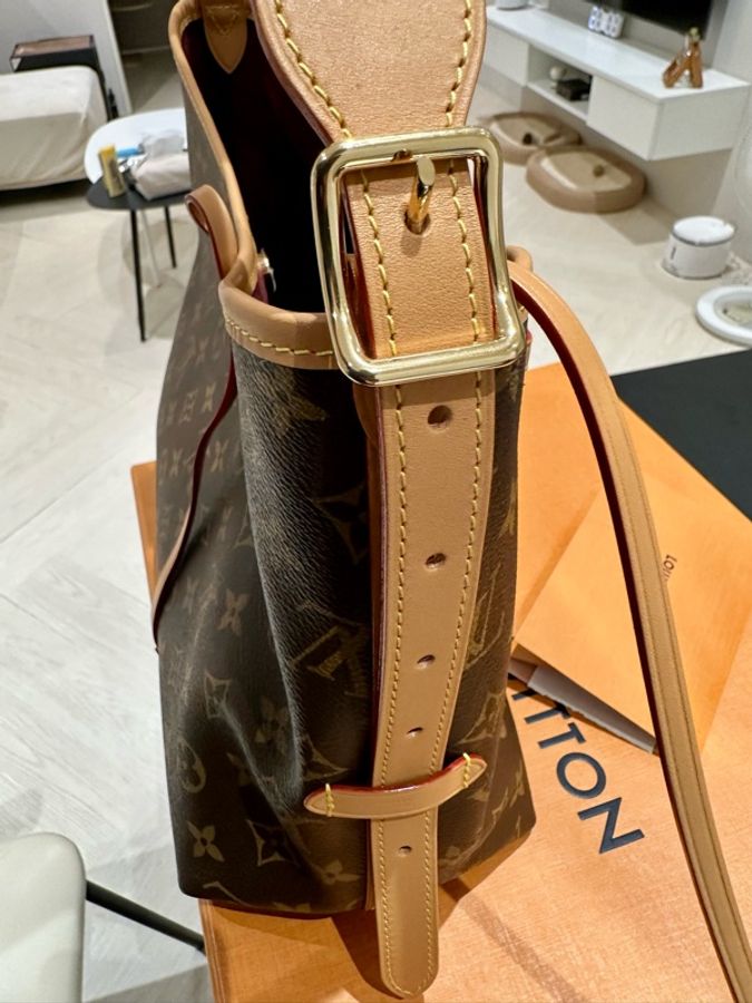 全新Louis Vuitton CarryAll PM 老花(附拉鍊子包)-12
