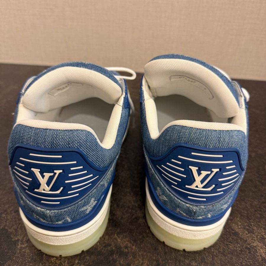 Louis Vuitton (LV) 滿版logo牛仔鞋-6
